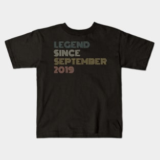 Legend Since September 2019 Kids T-Shirt